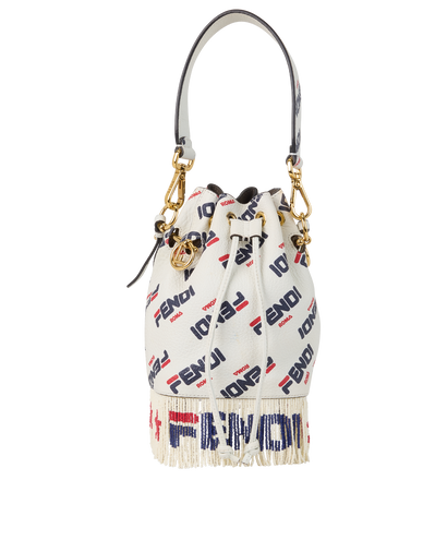 X Fila Fringe Bucket Bag, front view